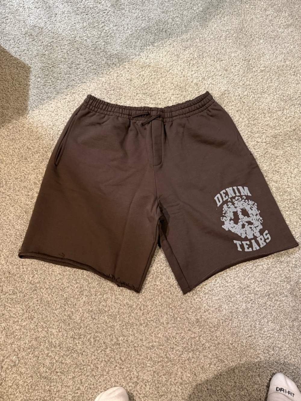 Denim Tears Denim University Sweatshorts Brown Men’s XL New